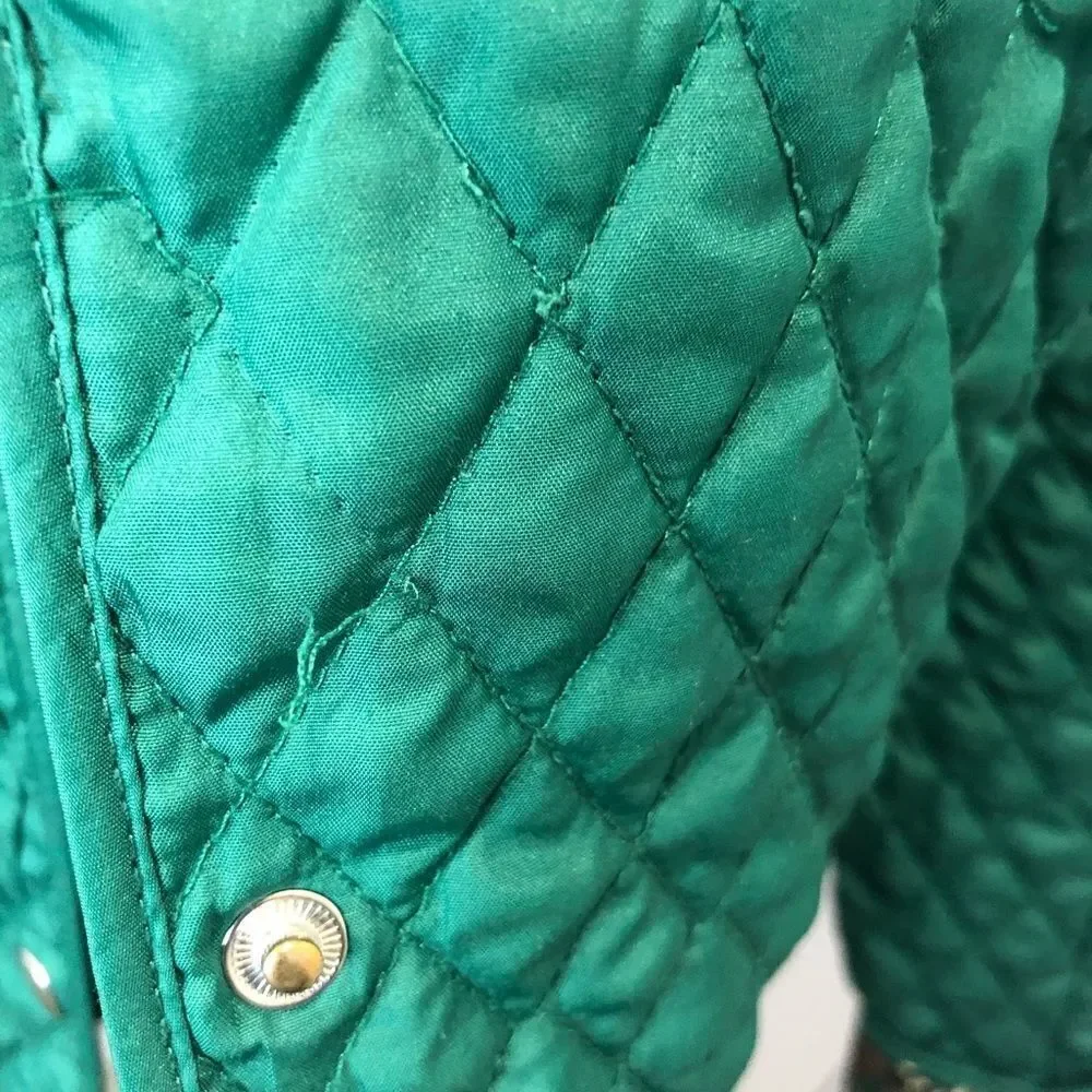Briggs New York green lined snap front jacket - Picture 5 of 11